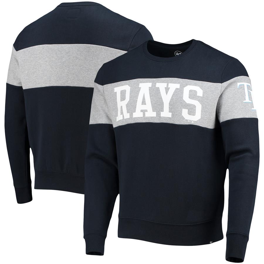 Tampa Bay Rays '47 Interstate Pullover Sweatshirt - Navy