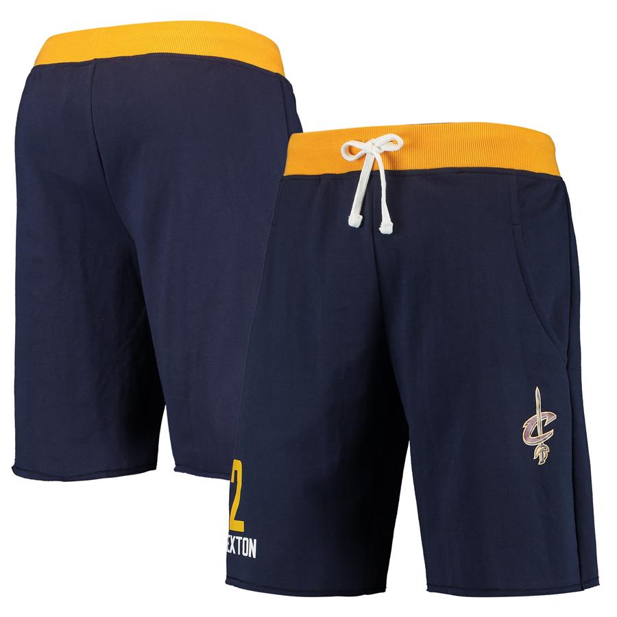 Collin Sexton Cleveland Cavaliers Name & Number French Terry Shorts - Navy