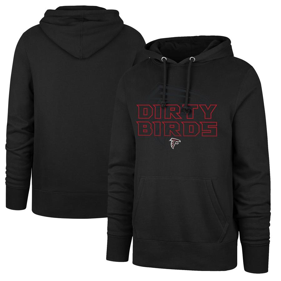 Atlanta Falcons '47 Dirty Birds Regional Headline Pullover Hoodie - Black