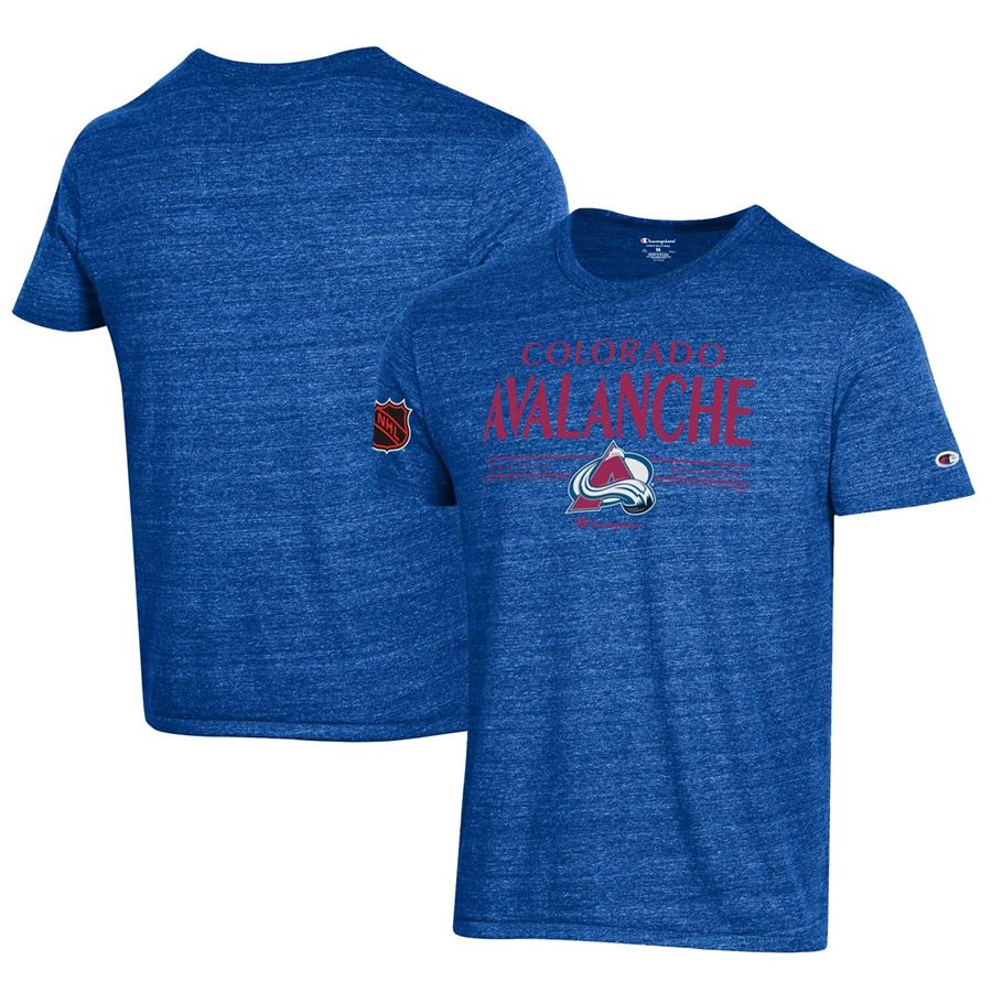 Colorado Avalanche Champion Tri-Blend T-Shirt - Blue