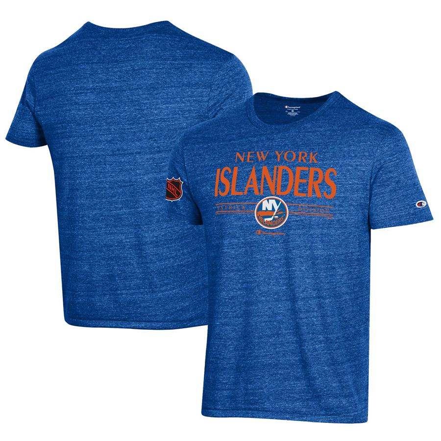 New York Islanders Champion Tri-Blend T-Shirt - Royal