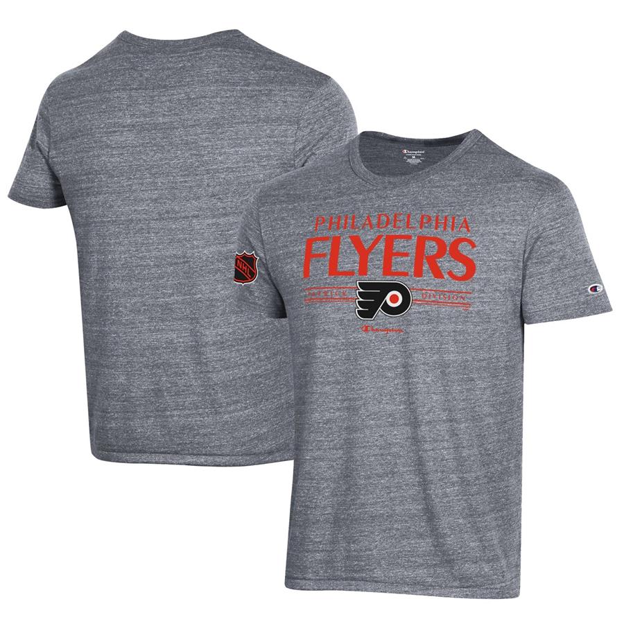 Philadelphia Flyers Champion Tri-Blend T-Shirt - Gray