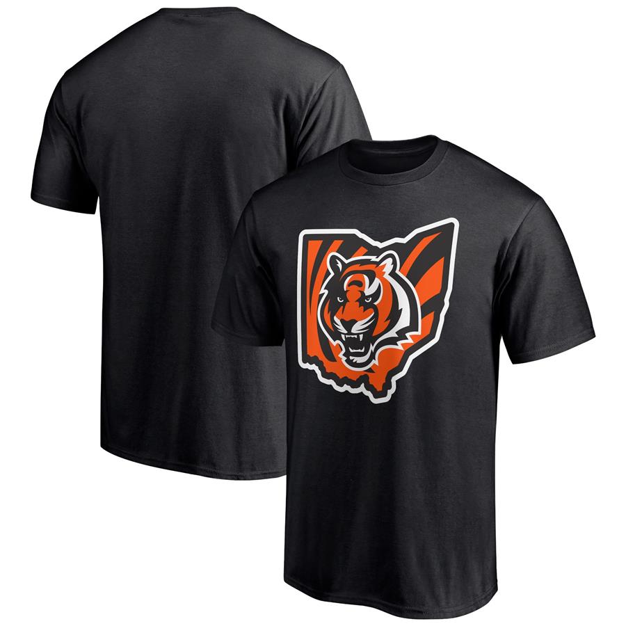 Cincinnati Bengals Fanatics Branded Hometown Collection 1st Down T-Shirt - Black