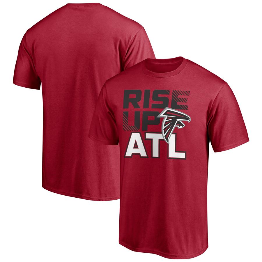 Atlanta Falcons Fanatics Branded Hometown Collection 1st Down T-Shirt - Red