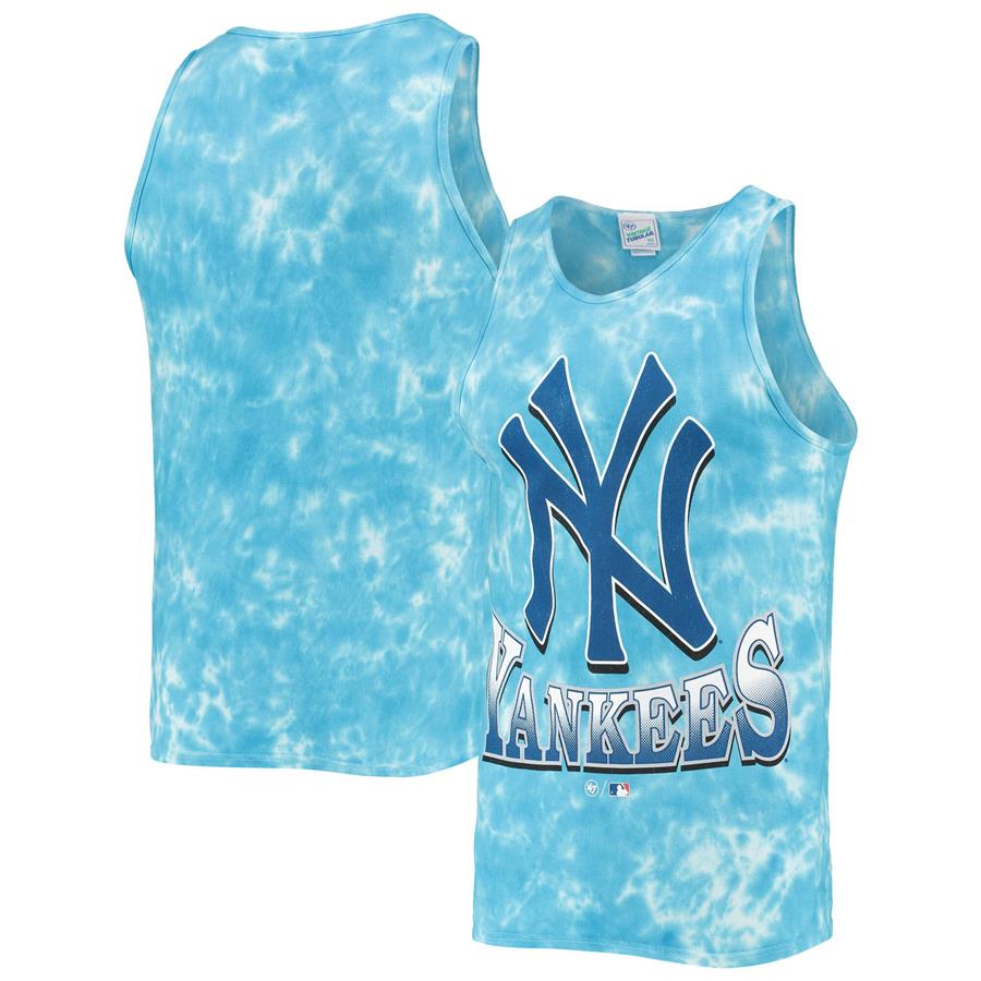 Майка New York Yankees '47 Big Leaguer Tubular Tie-Dye (синий)
