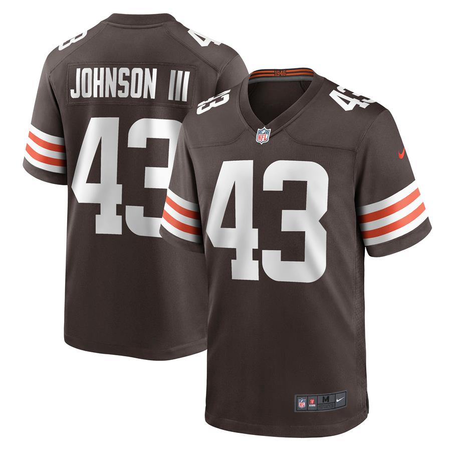 John Johnson III Cleveland Browns Nike Game Jersey - Brown