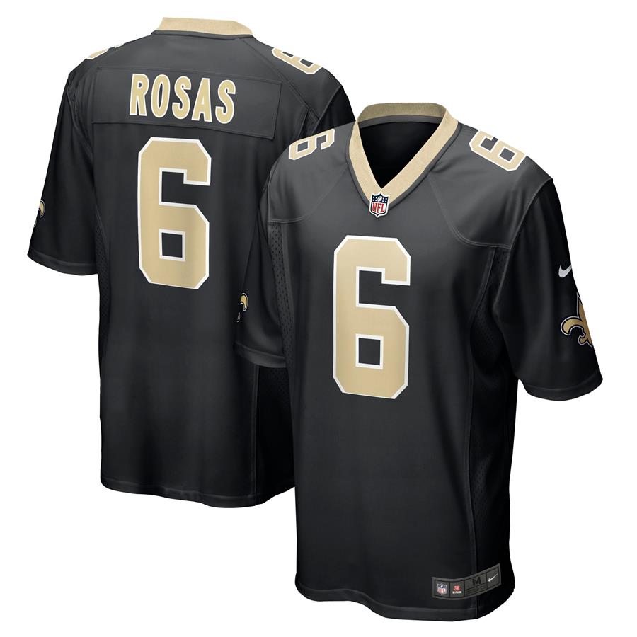 Aldrick Rosas New Orleans Saints Nike Game Jersey - Black