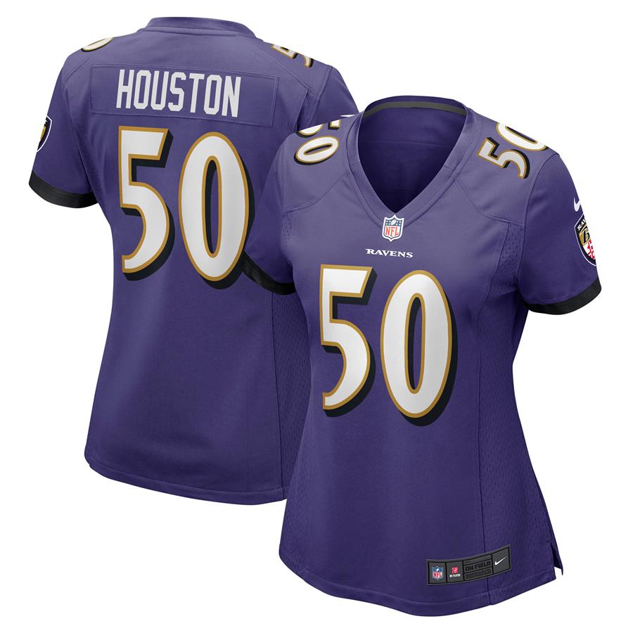 Justin Houston Baltimore Ravens Nike Women's Game Jersey - Purple