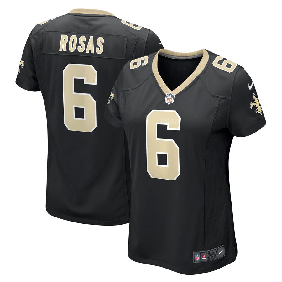 Aldrick Rosas New Orleans Saints Nike Women's Game Jersey - Black