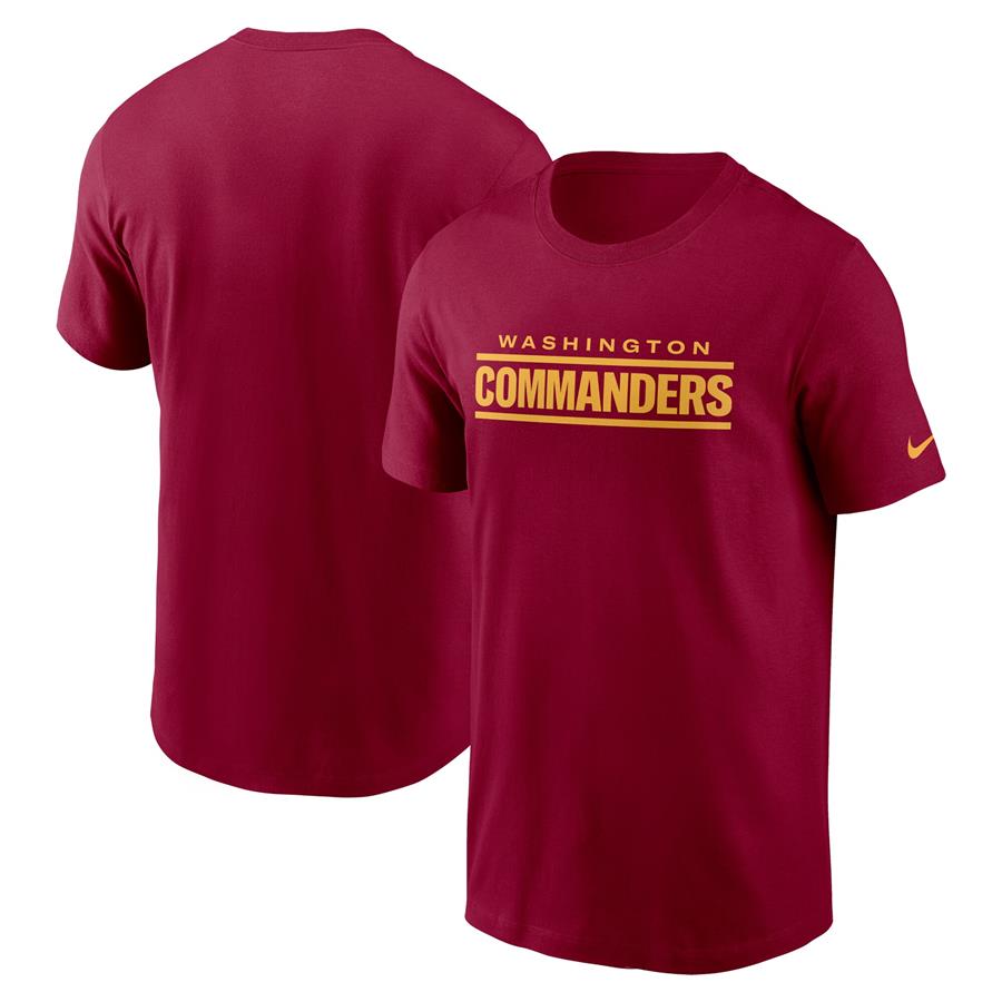 Washington Commanders Nike Wordmark T-Shirt - Burgundy