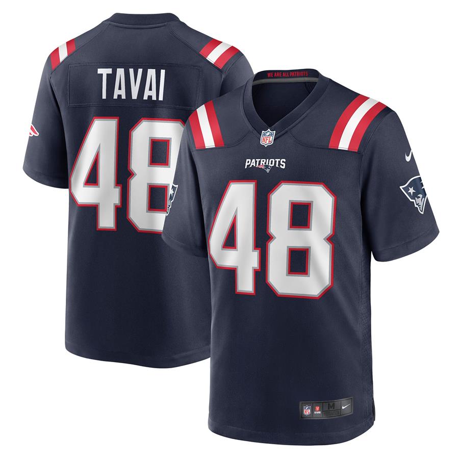 Jahlani Tavai New England Patriots Nike Game Player Jersey - Navy