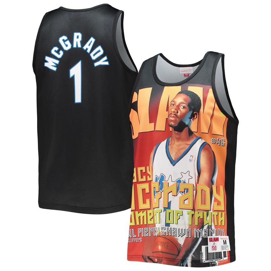 Tracy McGrady Orlando Magic Mitchell & Ness Slam Player Tank Top - Black