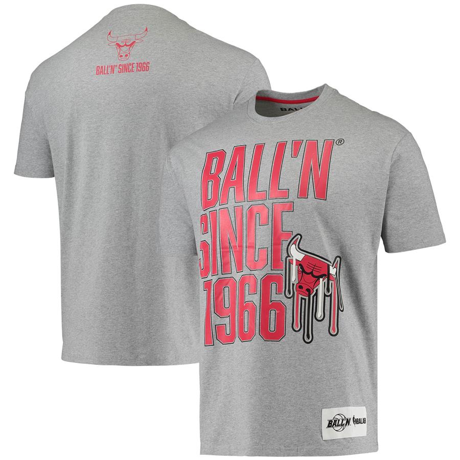 Chicago Bulls BALL'N Since 1966 T-Shirt - Heathered Gray