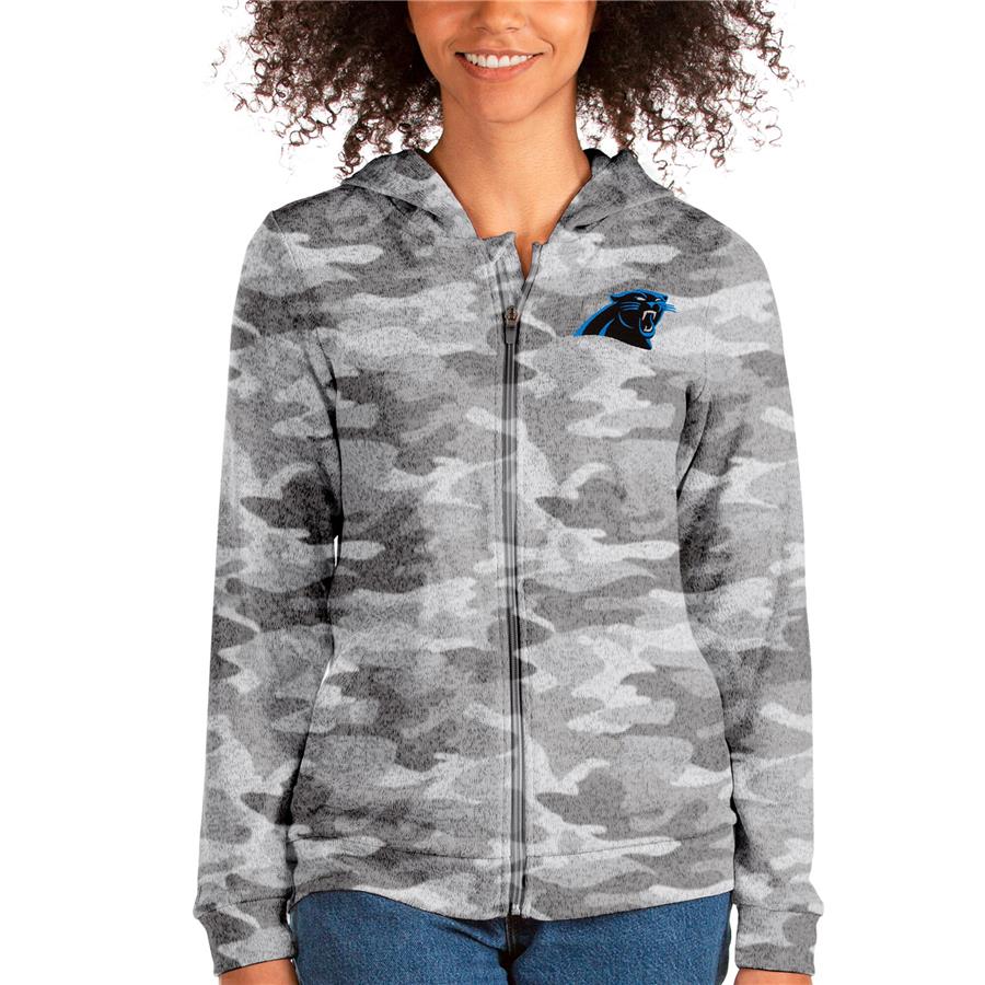 Carolina Panthers Antigua Women's Absolute Full-Zip Hoodie - Camo