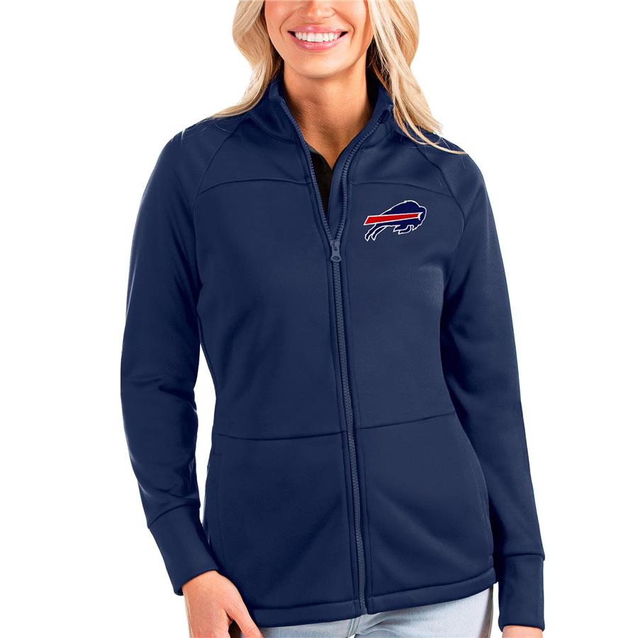 Buffalo Bills Antigua Women's Links Full-Zip Golf Jacket - Navy