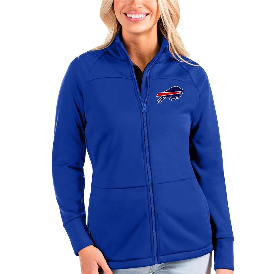 Buffalo Bills Antigua Women's Links Full-Zip Golf Jacket - Royal