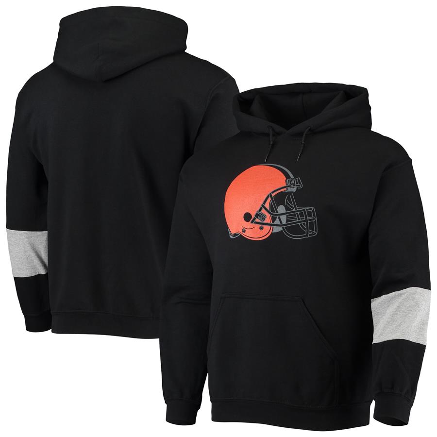 Cleveland Browns Refried Apparel Sustainable Pullover Hoodie - Black