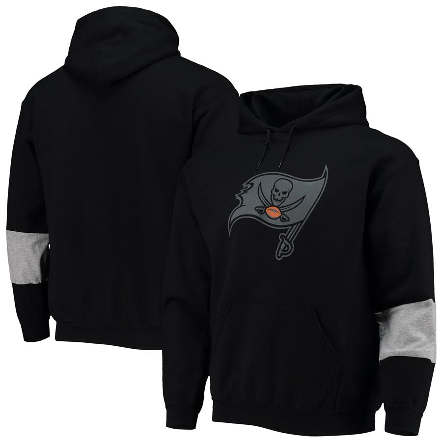 Tampa Bay Buccaneers Refried Apparel Sustainable Pullover Hoodie - Black