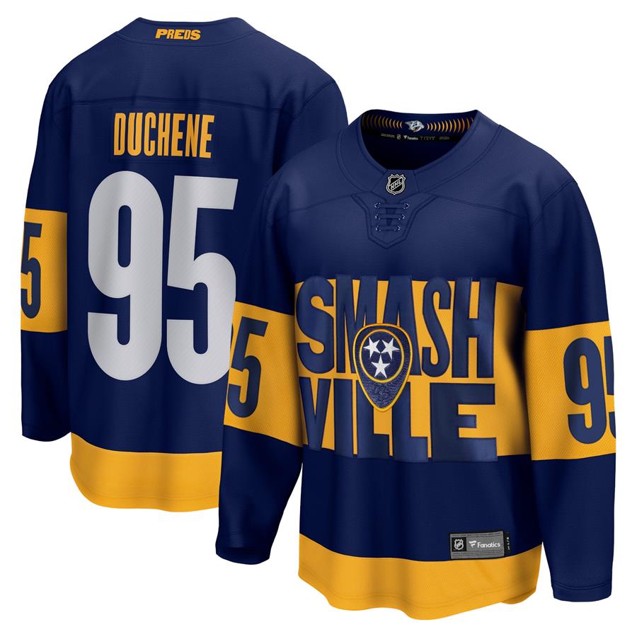 Matt Duchene Nashville Predators Fanatics Branded 2022 NHL Stadium Series Breakaway Player Jersey - Navy