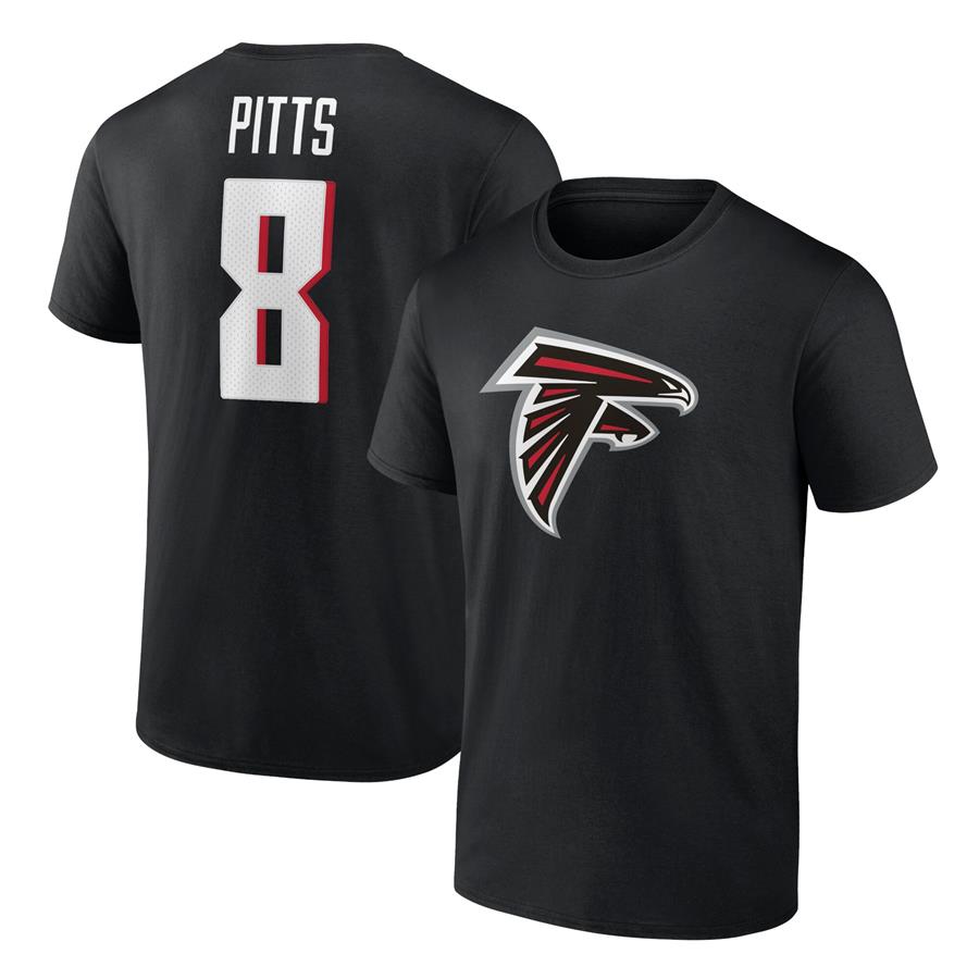 Kyle Pitts Atlanta Falcons Fanatics Branded Player Icon T-Shirt - Black