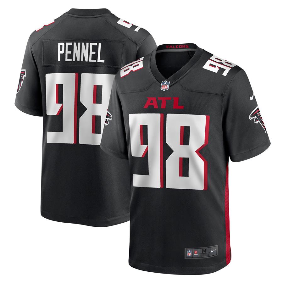 Mike Pennel Atlanta Falcons Nike Game Jersey - Black
