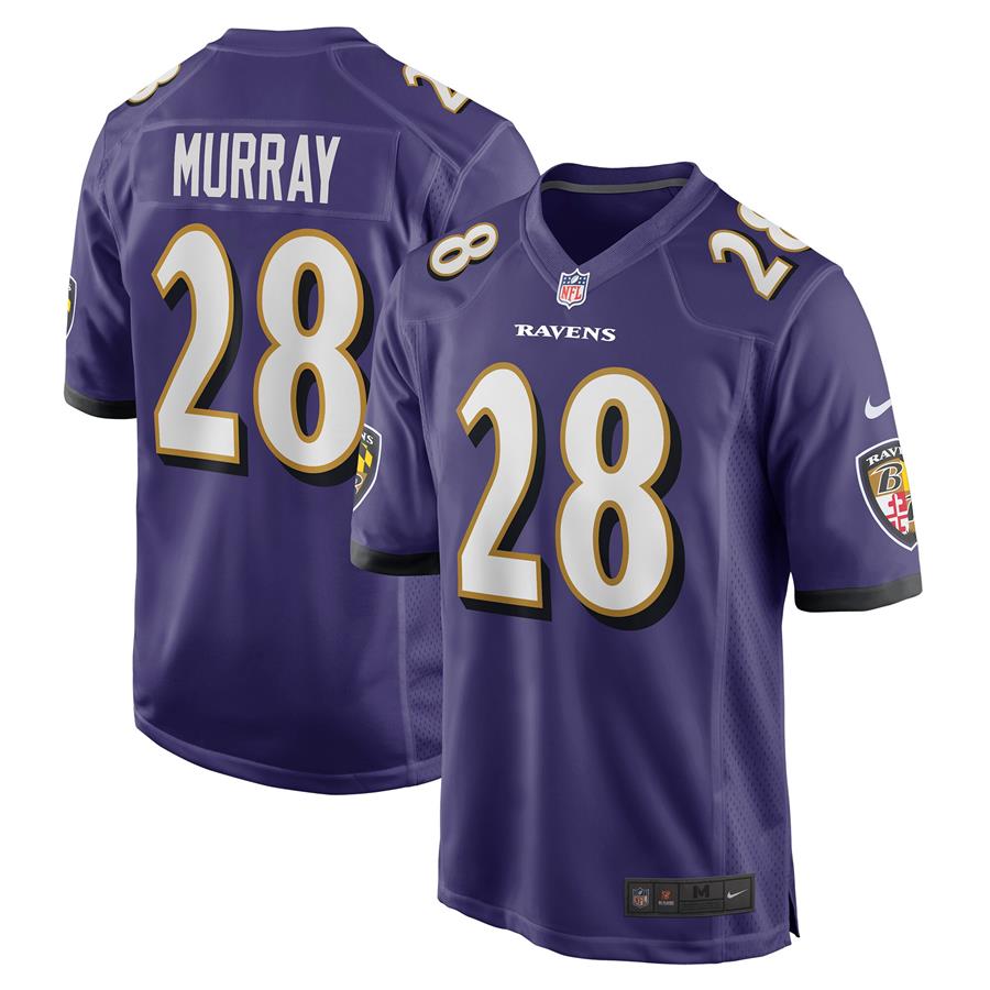 Latavius Murray Baltimore Ravens Nike Game Jersey - Purple