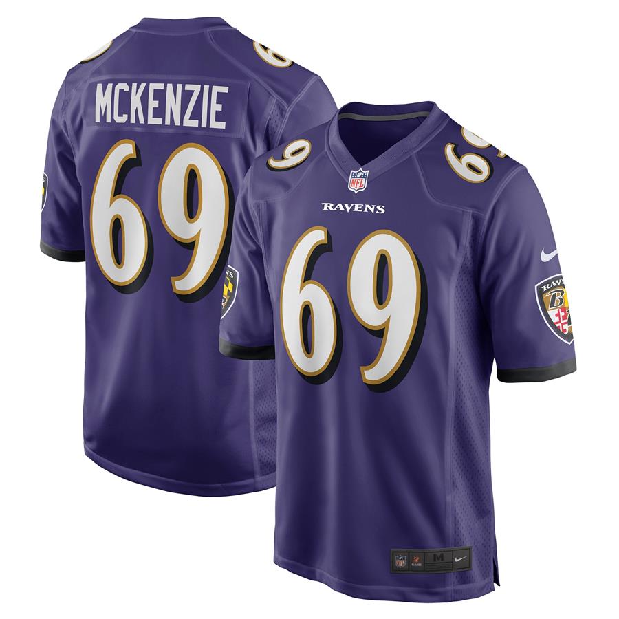 Kahlil McKenzie Baltimore Ravens Nike Game Jersey - Purple