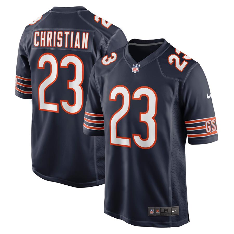 Marqui Christian Chicago Bears Nike Player Game Jersey - Navy