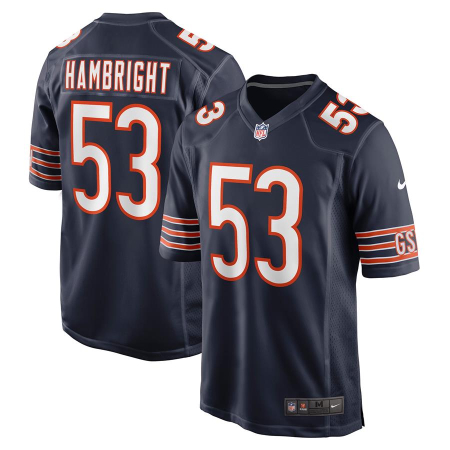Arlington Hambright Chicago Bears Nike Player Game Jersey - Navy