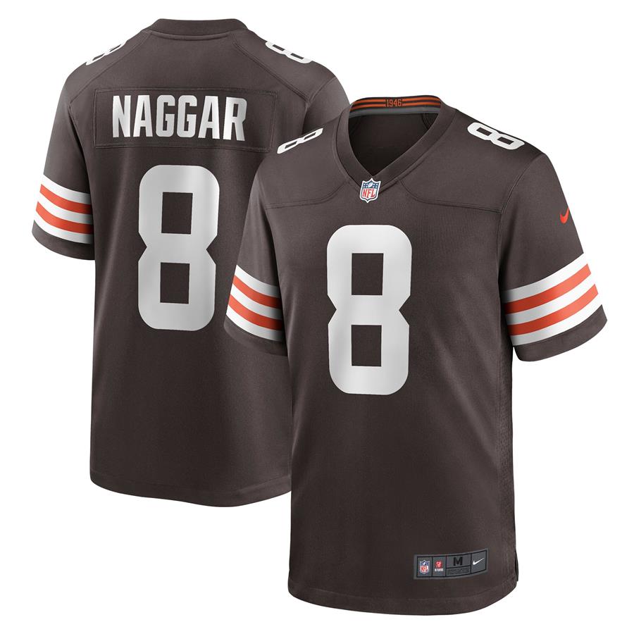 Chris Naggar Cleveland Browns Nike Game Jersey - Brown