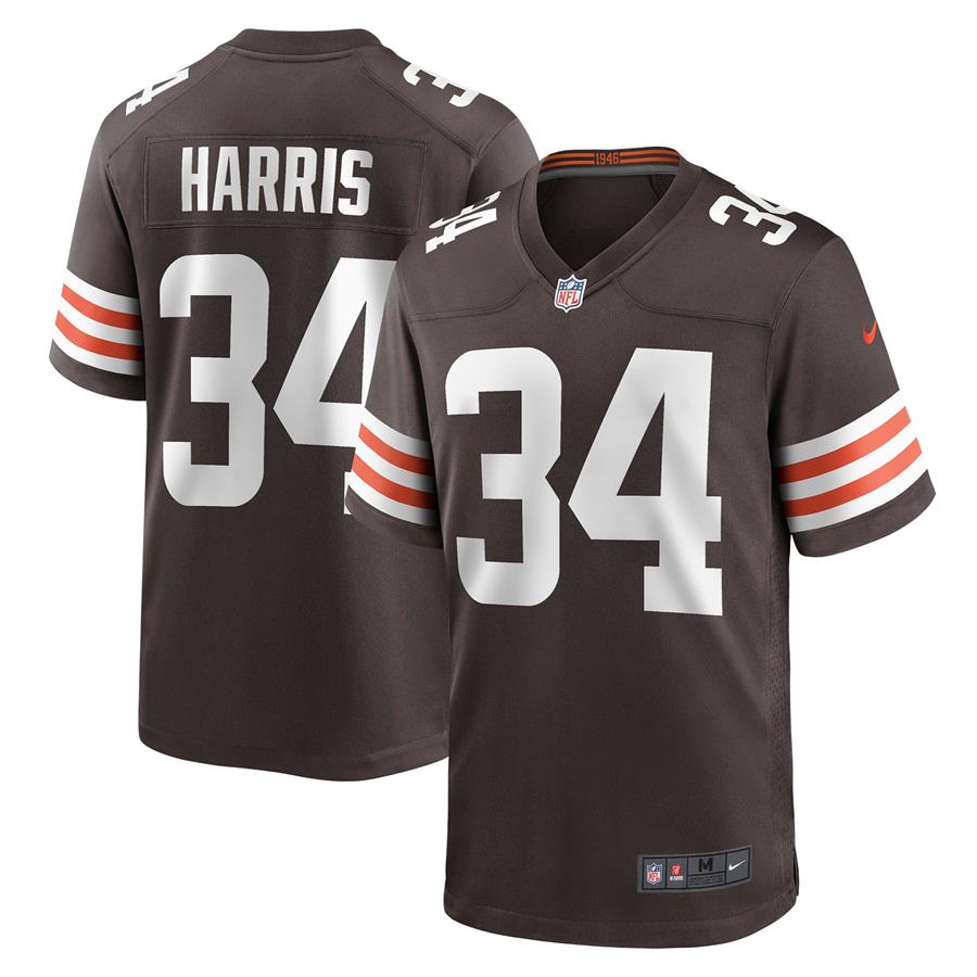 Tim Harris Cleveland Browns Nike Game Jersey - Brown