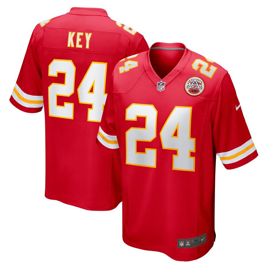 Devon Key Kansas City Chiefs Nike Game Jersey - Red