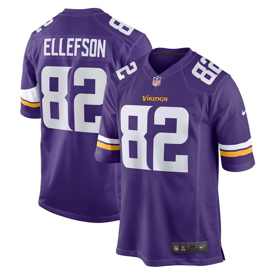 Ben Ellefson Minnesota Vikings Nike Game Jersey - Purple