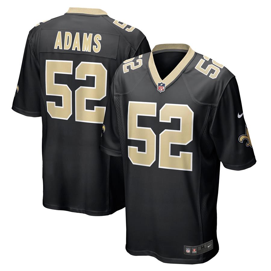 Montravius Adams New Orleans Saints Nike Game Jersey - Black