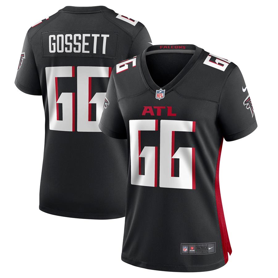 Colby Gossett Atlanta Falcons Nike Women's Game Jersey - Black