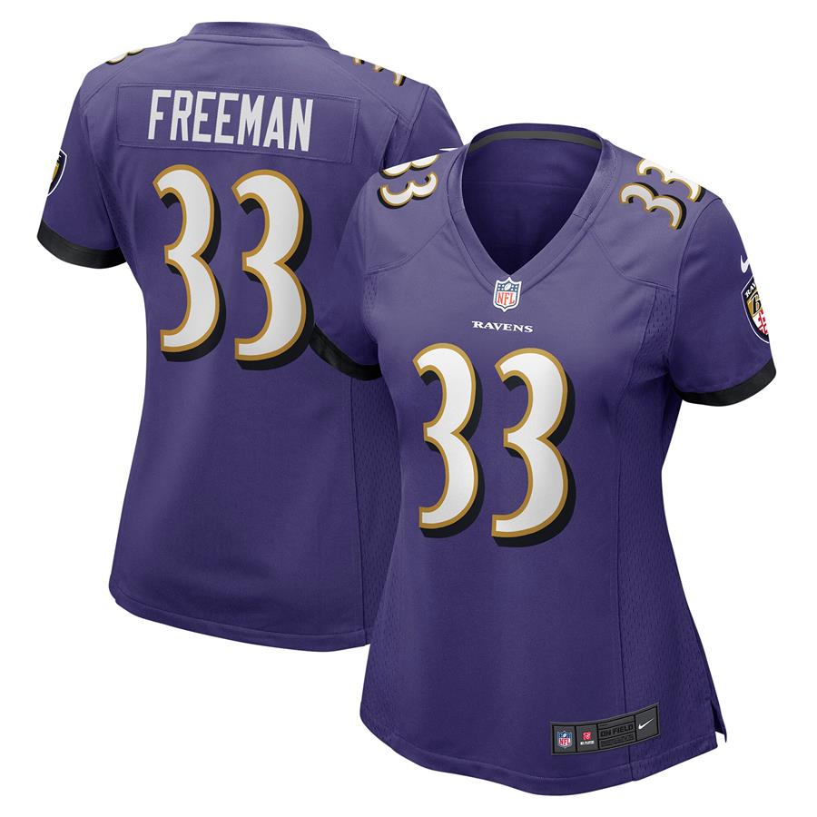 Devonta Freeman Baltimore Ravens Nike Women's Game Jersey - Purple