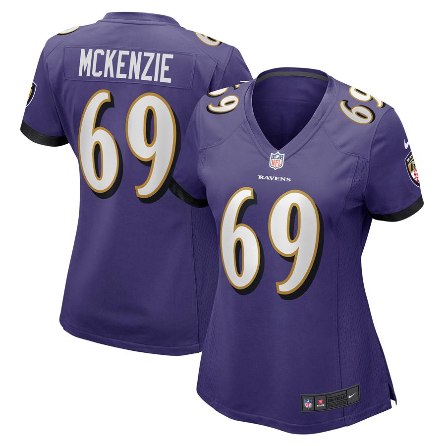 Kahlil McKenzie Baltimore Ravens Nike Women's Game Jersey - Purple