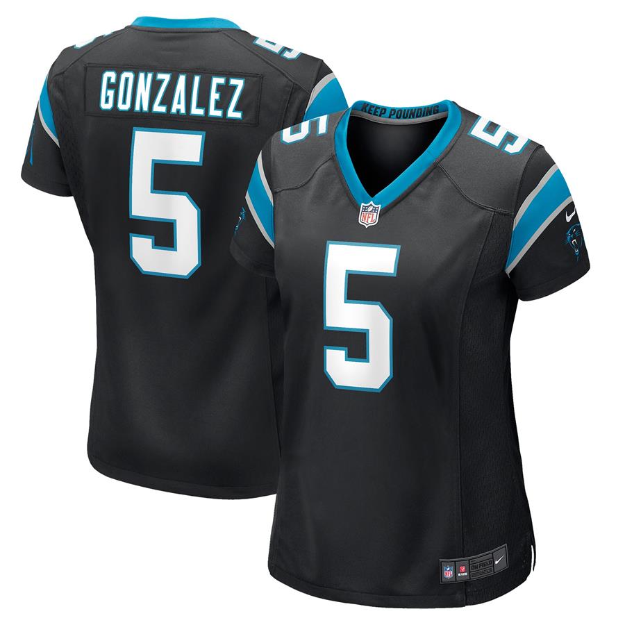 Zane Gonzalez Carolina Panthers Nike Women's Game Jersey - Black