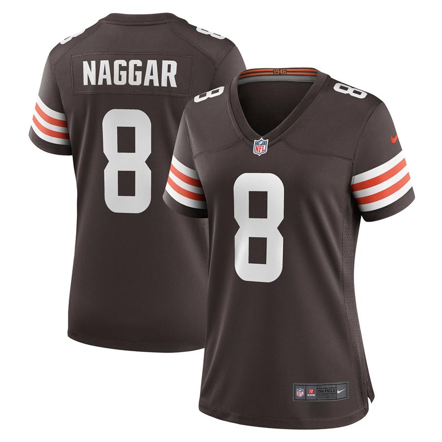 Chris Naggar Cleveland Browns Nike Women's Game Jersey - Brown