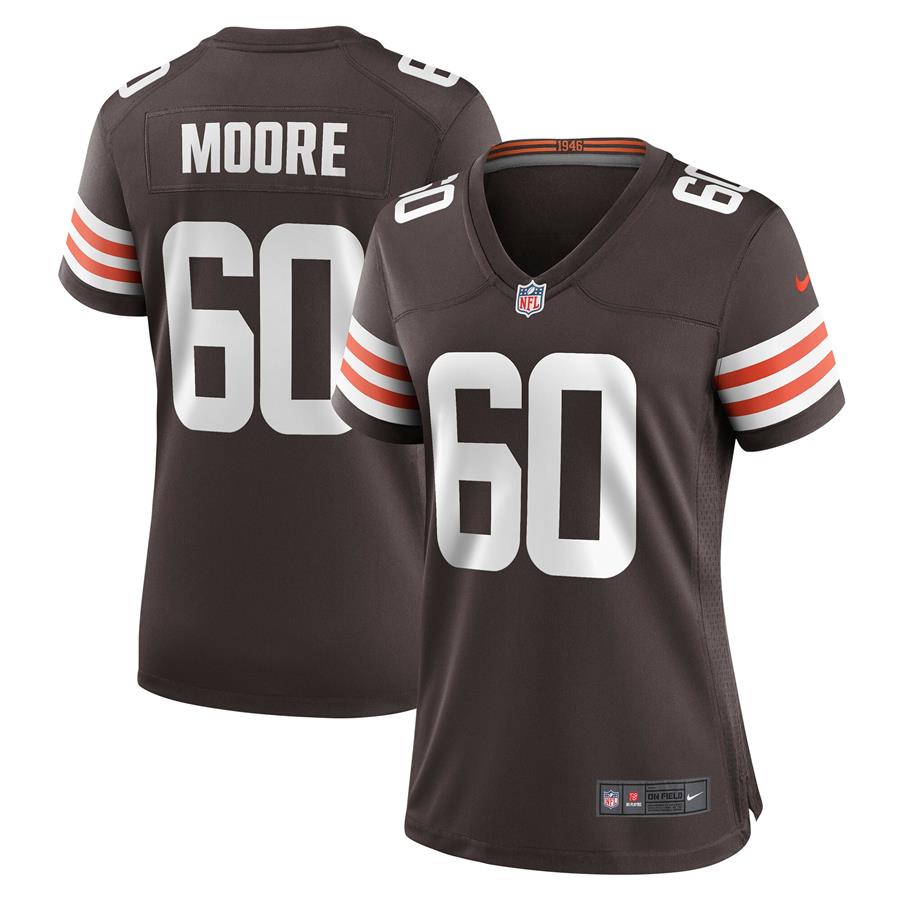 David Moore Cleveland Browns Nike Women's Game Jersey - Brown