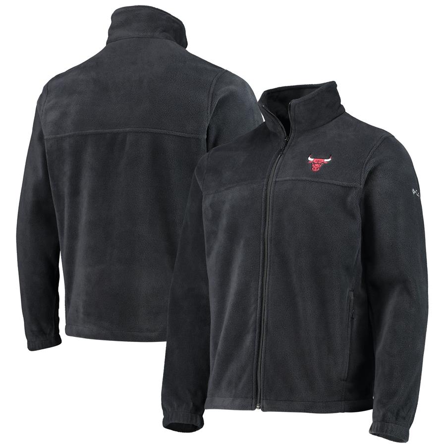 Chicago Bulls Columbia Flanker Full-Zip Jacket - Black