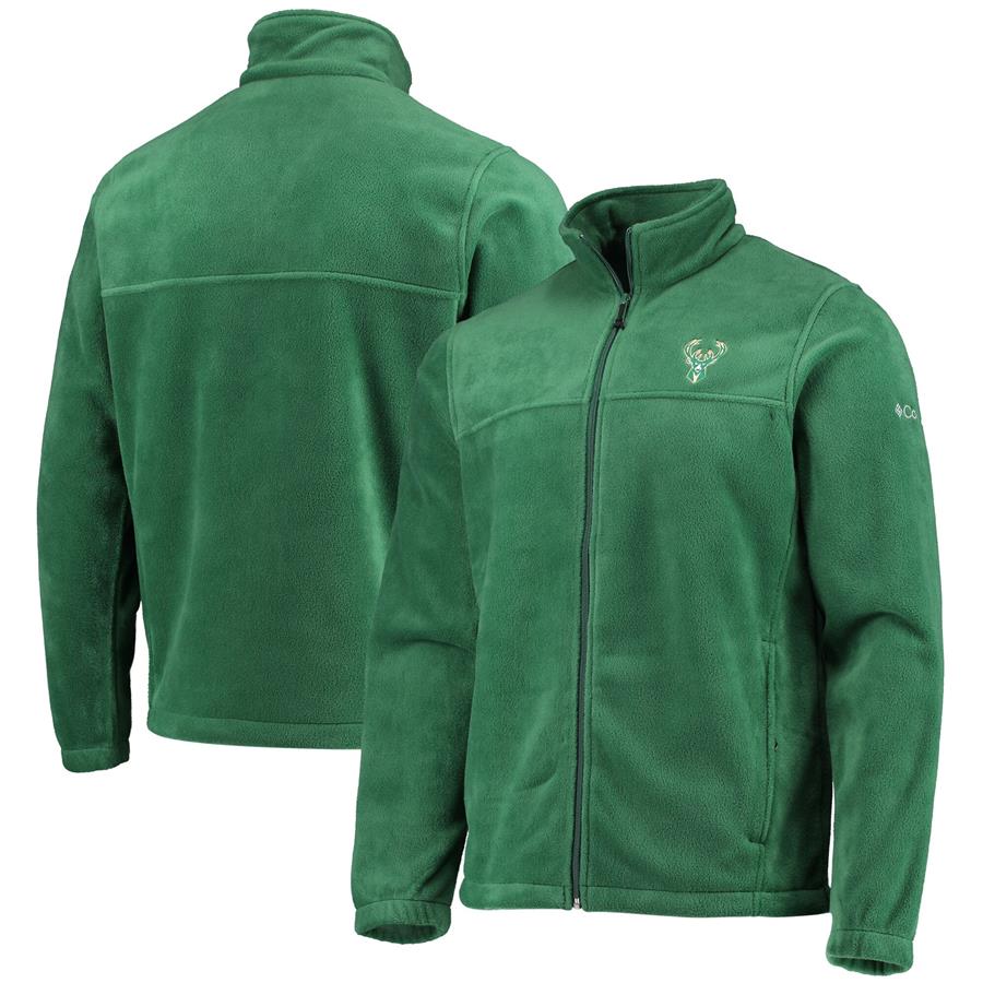 Milwaukee Bucks Columbia Flanker Full-Zip Jacket - Hunter Green