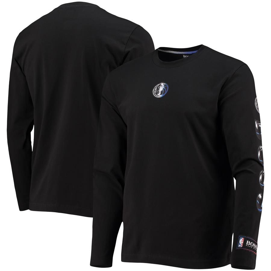Dallas Mavericks Hugo Boss 360 2 Long Sleeve T-Shirt - Black