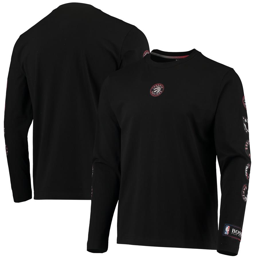 Toronto Raptors Hugo Boss 360 2 Long Sleeve T-Shirt - Black