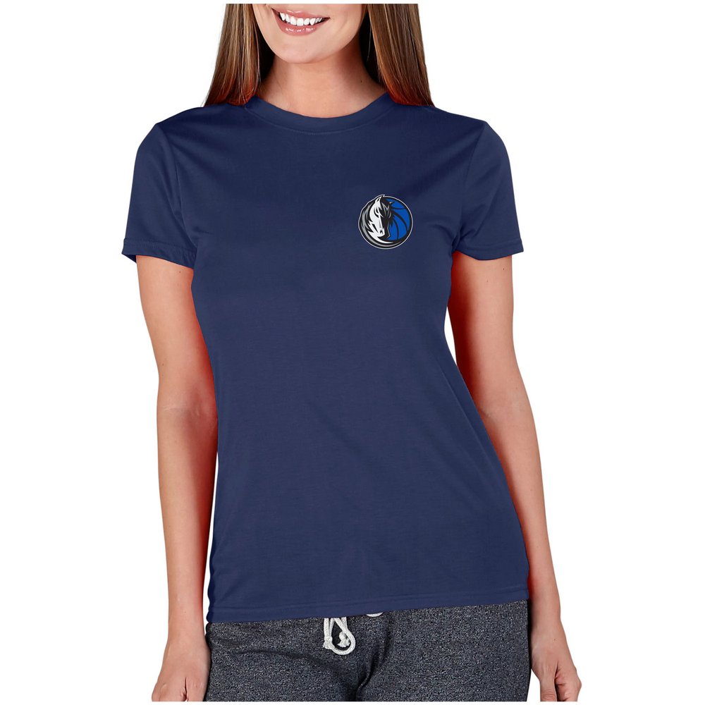 Dallas Mavericks Concepts Sport Women's Marathon Knit T-Shirt - Navy