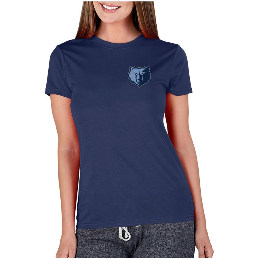 Memphis Grizzlies Concepts Sport Women's Marathon Knit T-Shirt - Navy