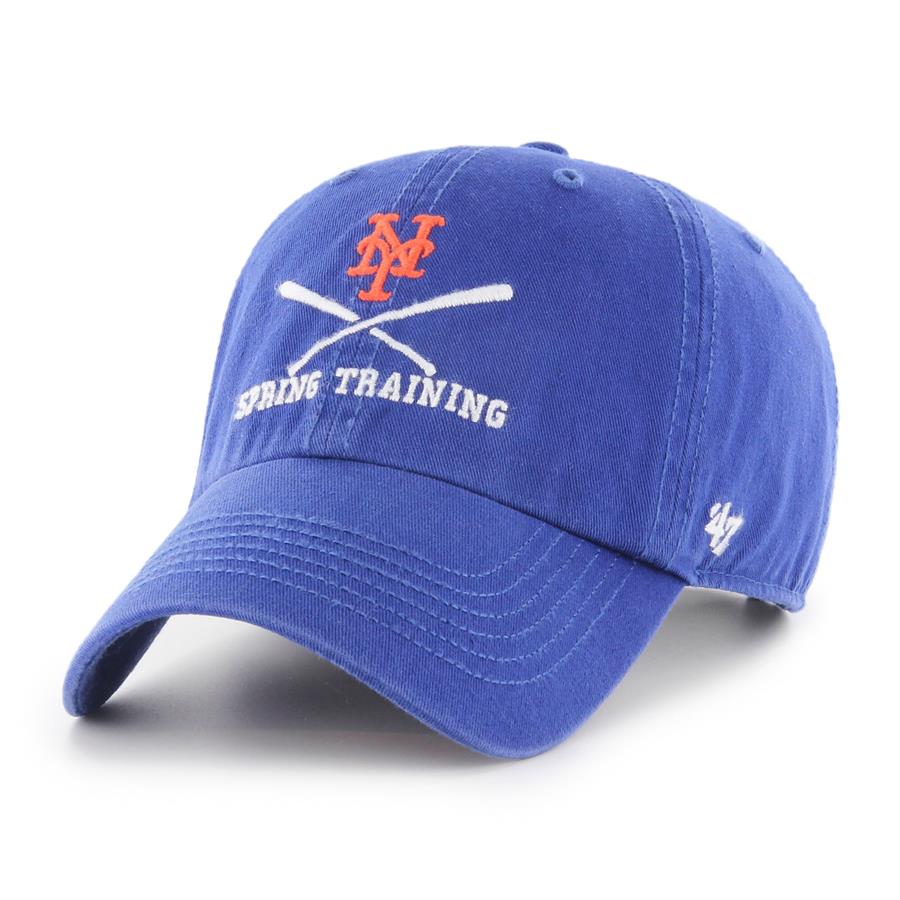 New York Mets '47 2022 MLB Spring Training Cross Bone Clean Up Adjustable Hat - Royal