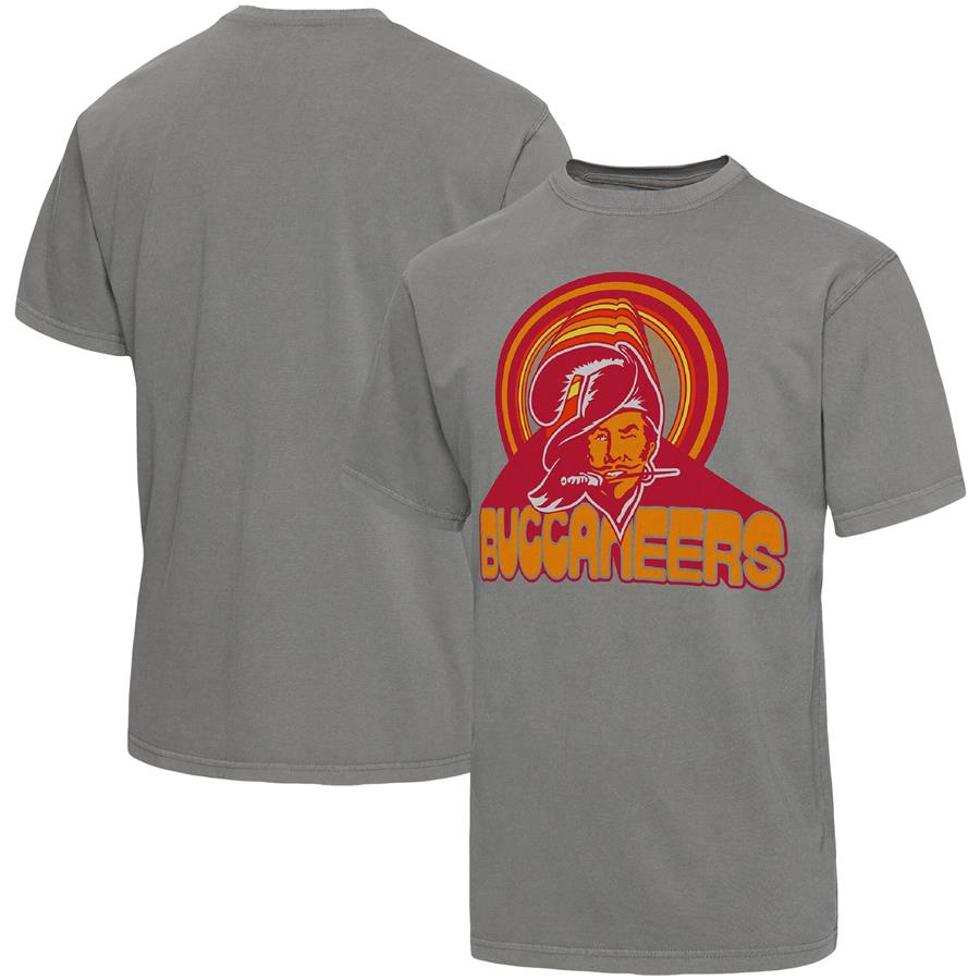 Tampa Bay Buccaneers Junk Food Wonderland Infinity Vibe T-Shirt - Graphite