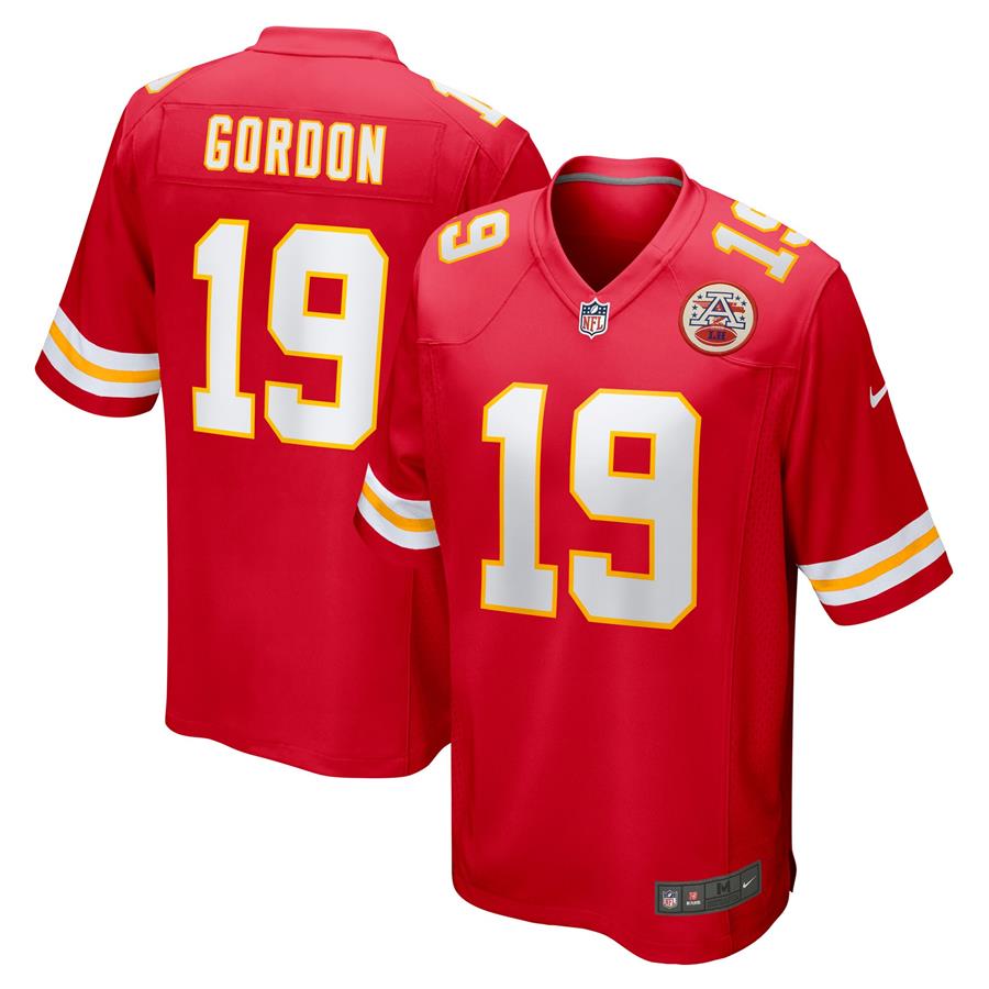 Josh Gordon Kansas City Chiefs Nike Game Jersey - Red