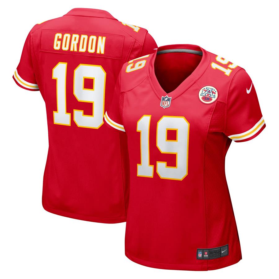 Josh Gordon Kansas City Chiefs Nike Women's Game Jersey - Red